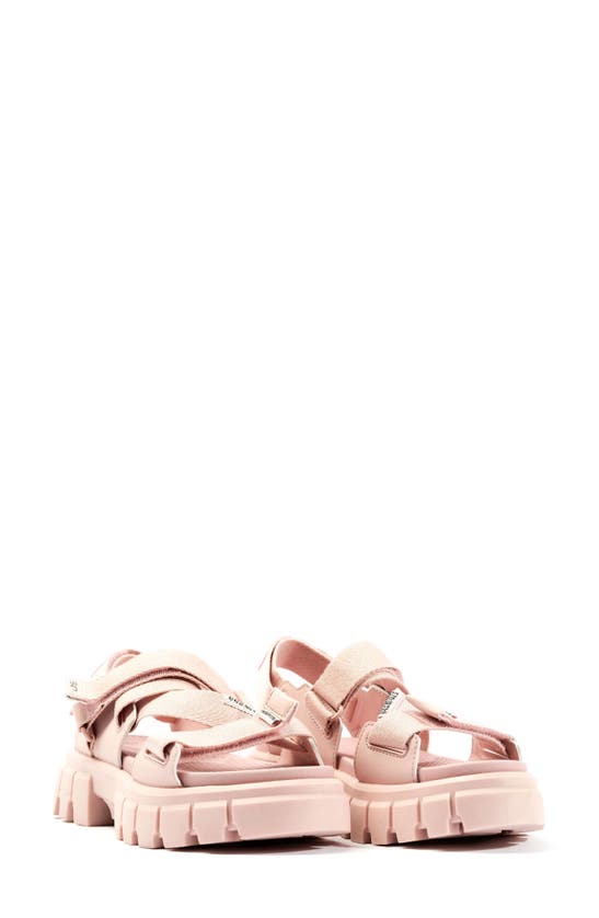 Palladium Revolt Mono Platform Sandal In Rose Smoke