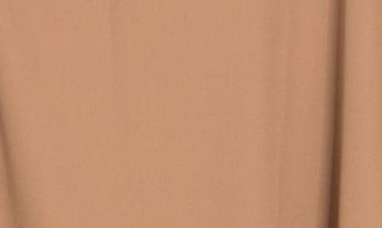 Shop Pleione Twisted Hem Hi-low Top In Camel