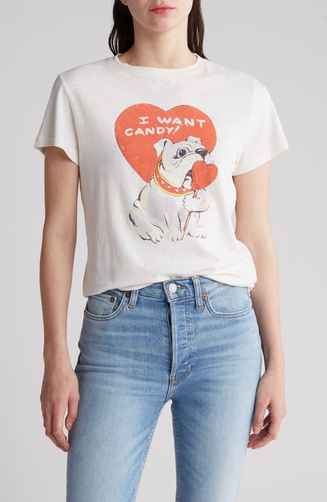 I Want Candy Classic Graphic T-Shirt