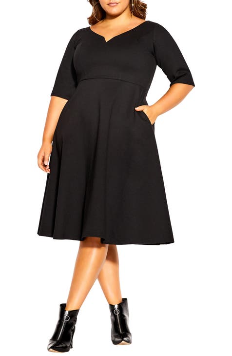 Række ud tackle magasin Fit & Flare Plus Size Dresses for Women | Nordstrom