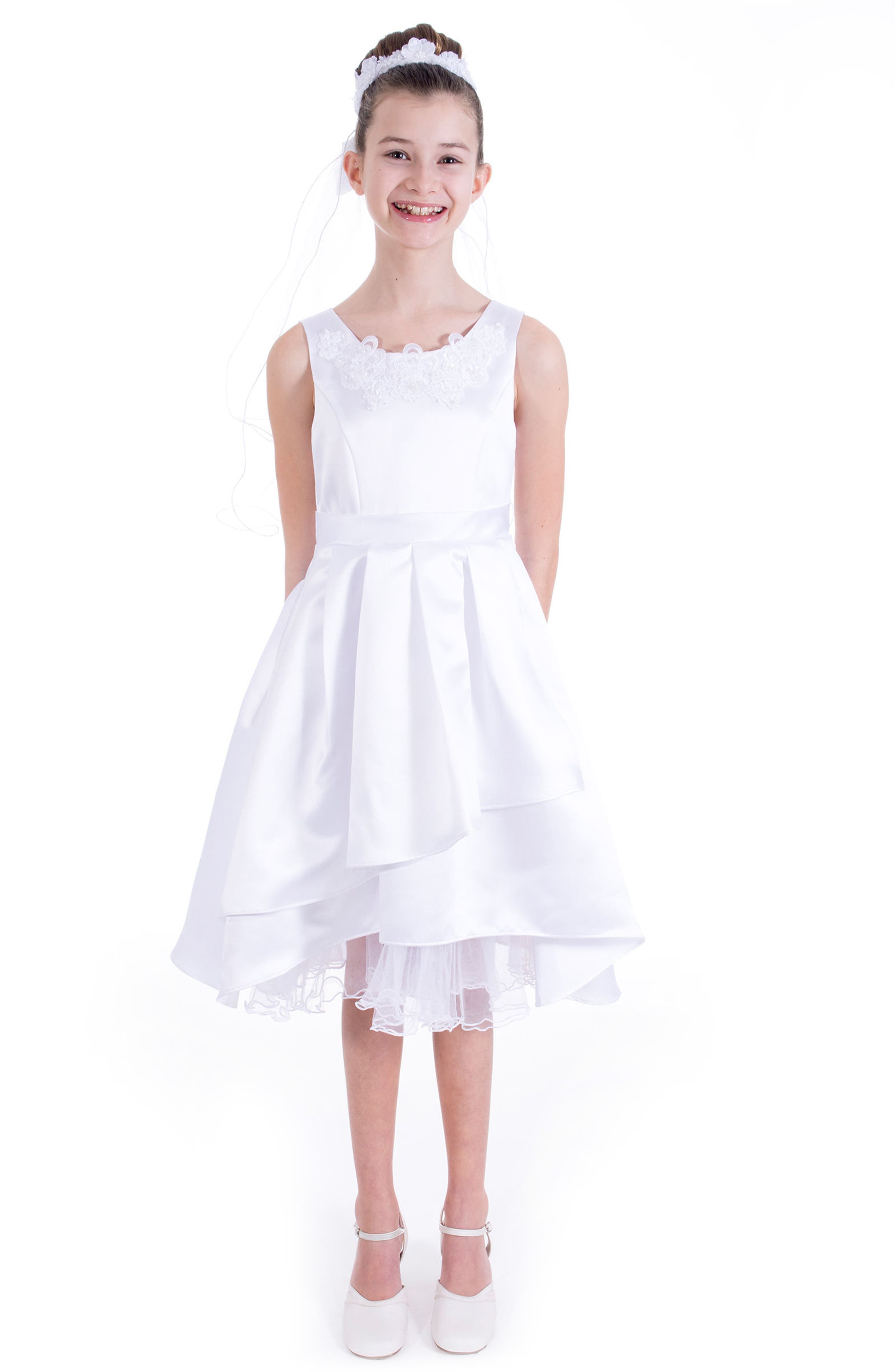 Iris & Ivy Communion Dress (Little Girls & Big Girls