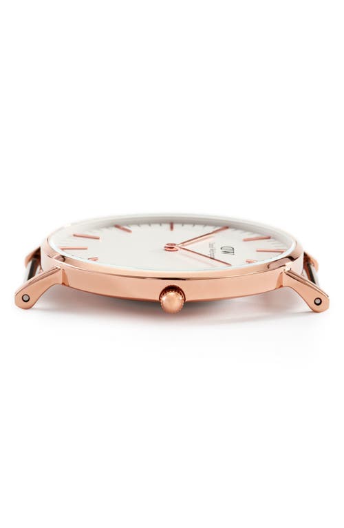 Daniel Wellington Classic St Mawes 40mm In Rose Gold/eggshell