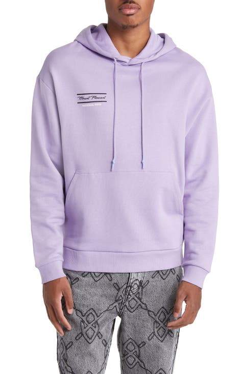 Men's Hoodie - Purple - L