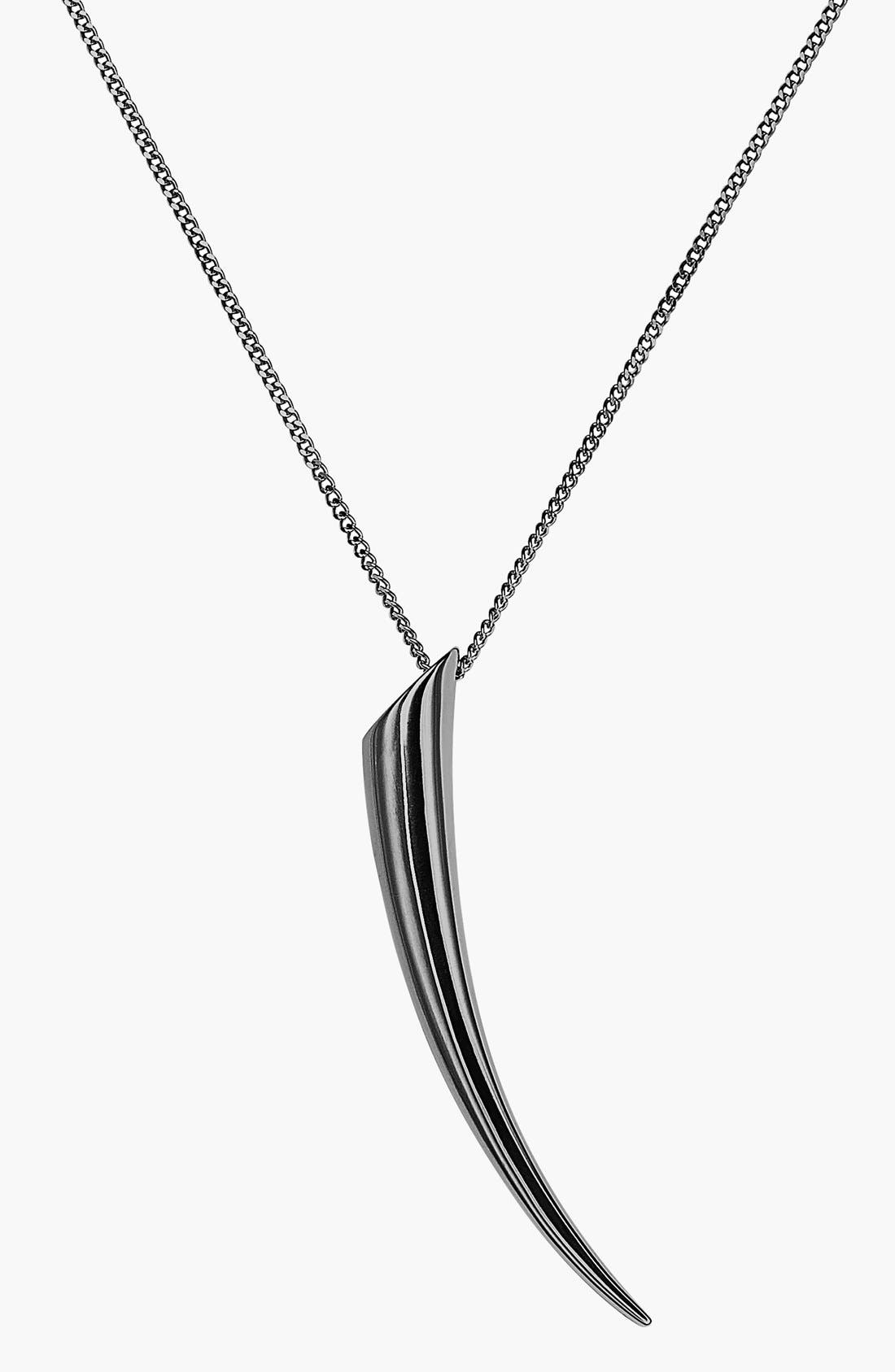 michael kors horn pendant necklace