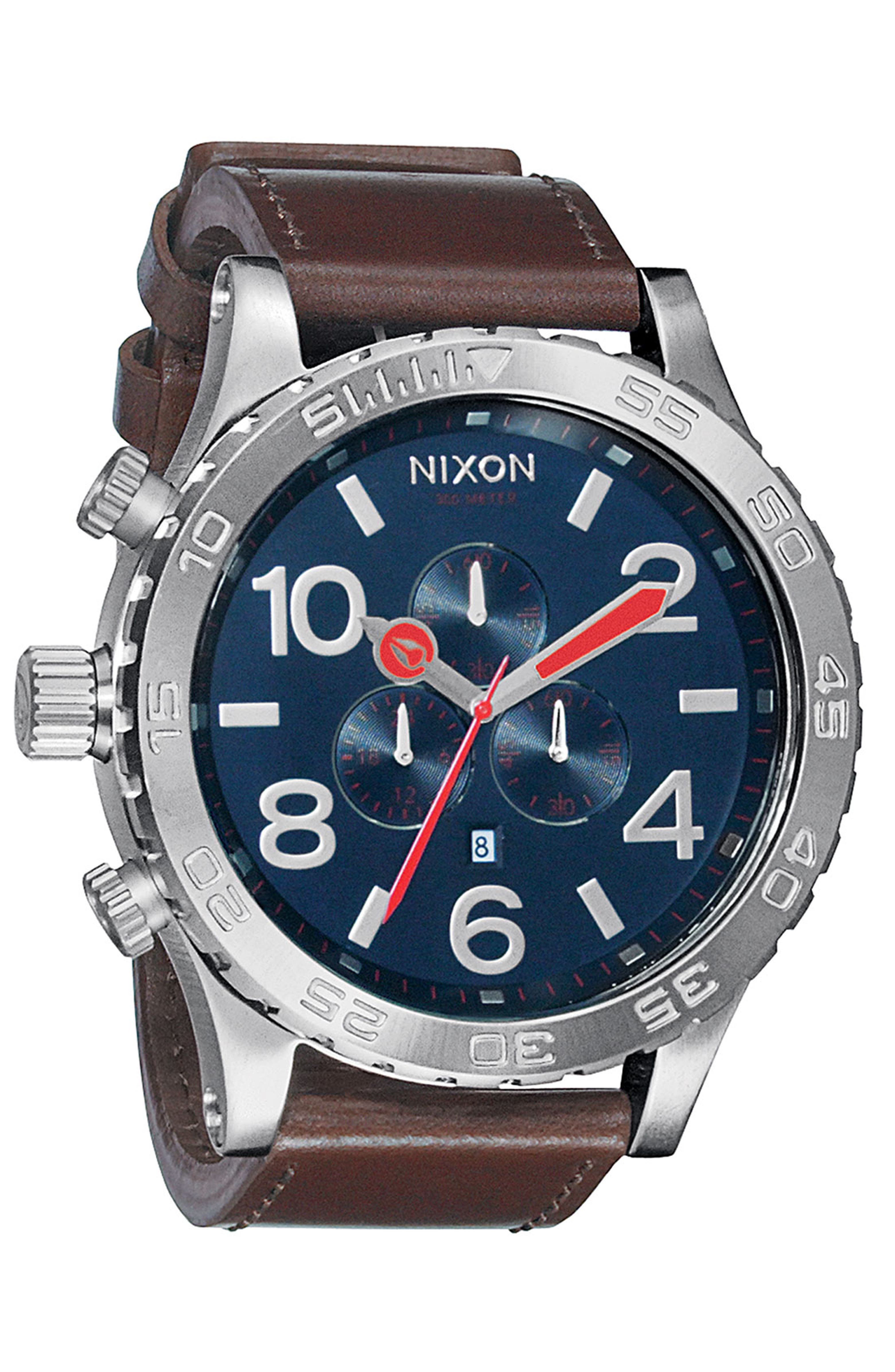 Nixon 'The 51-30 Chrono' Leather Watch | Nordstrom