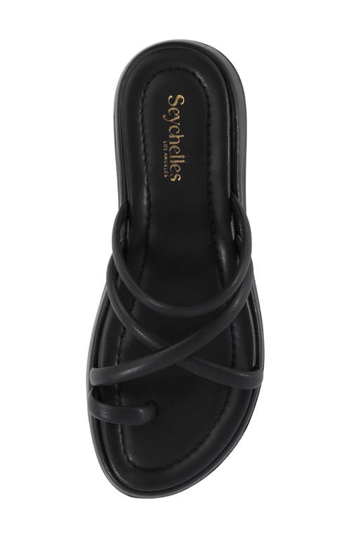 Shop Seychelles Rule The World Platform Wedge Slide Sandal In Black