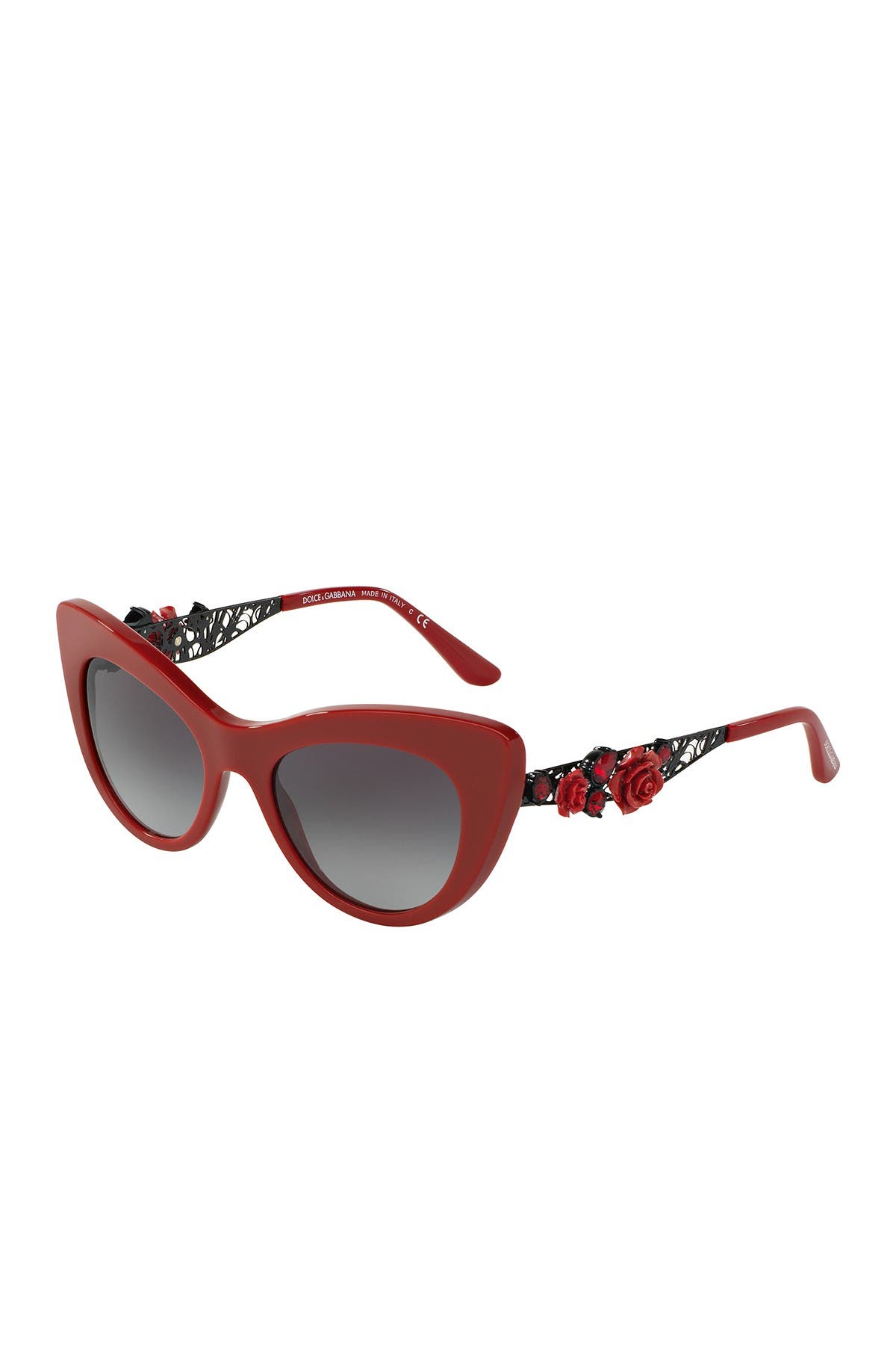 dolce & gabbana 50mm rose cat eye sunglasses