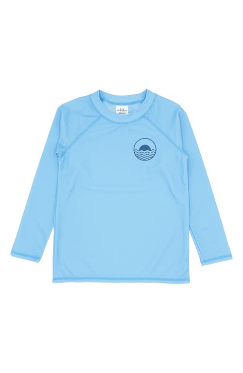 Feather 4 Arrow Kids' Icon Long Sleeve Rashguard Blue at Nordstrom,