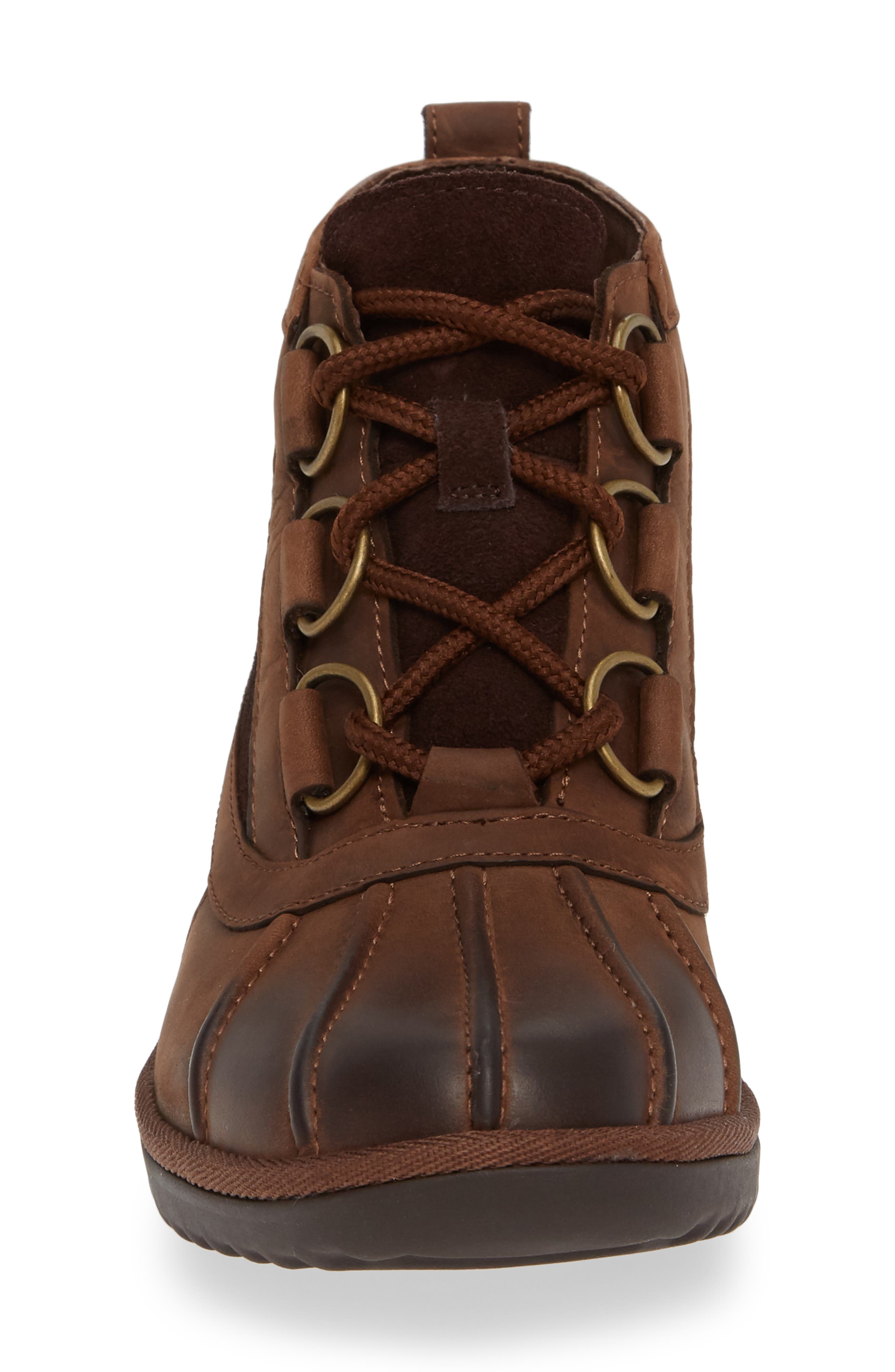 ugg heather leather boot