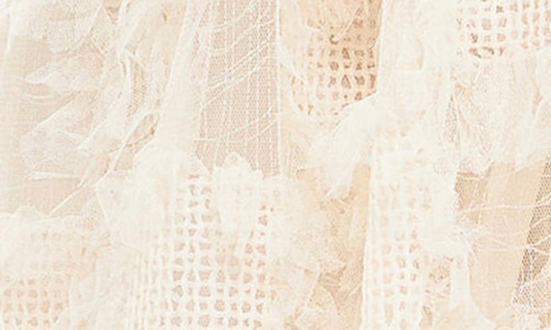 ENDLESS ROSE ENDLESS ROSE FEATHERED MESH PUFF SLEEVE MINIDRESS