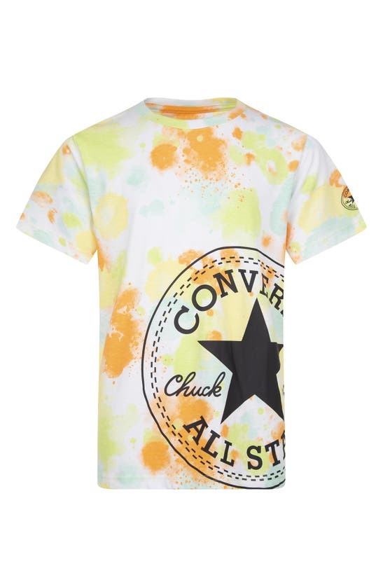 Converse Kids' Splatter T-shirt In White