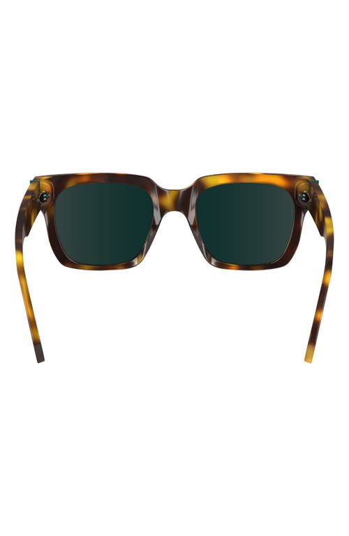 Paul Smith Kenley 52mm Rectangular Sunglasses In Havana