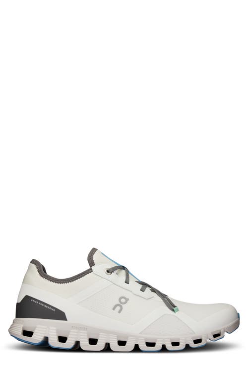 Shop On Cloud X 3 Ad Hybrid Training Shoe In Undyed White/niagara