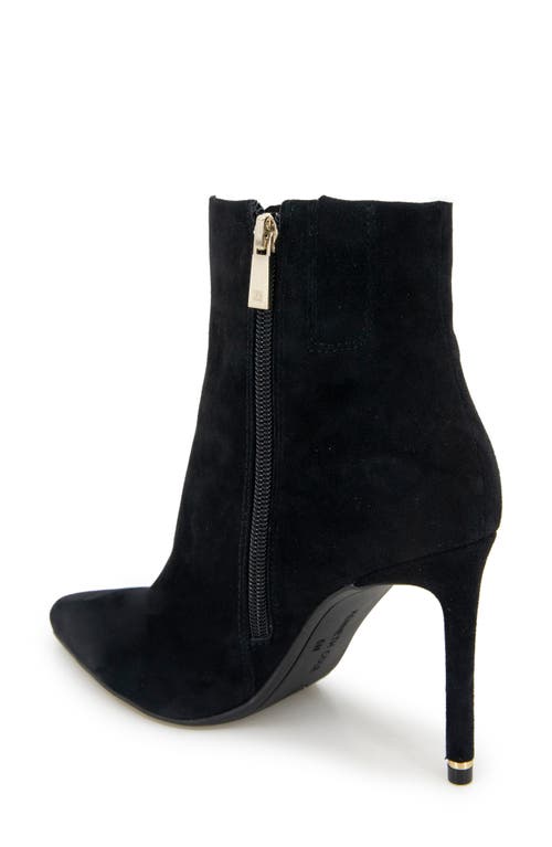 Kenneth Cole Quincy Bootie In Black Suede