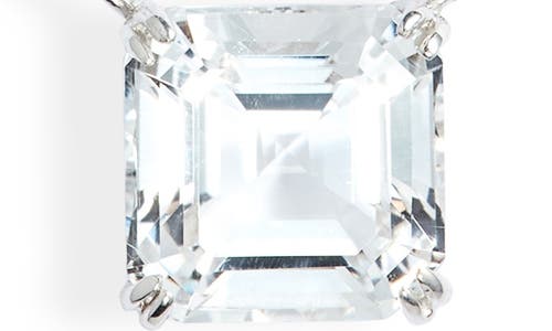 Anzie Jac + Jo Harper Stone Pendant Necklace In Clear