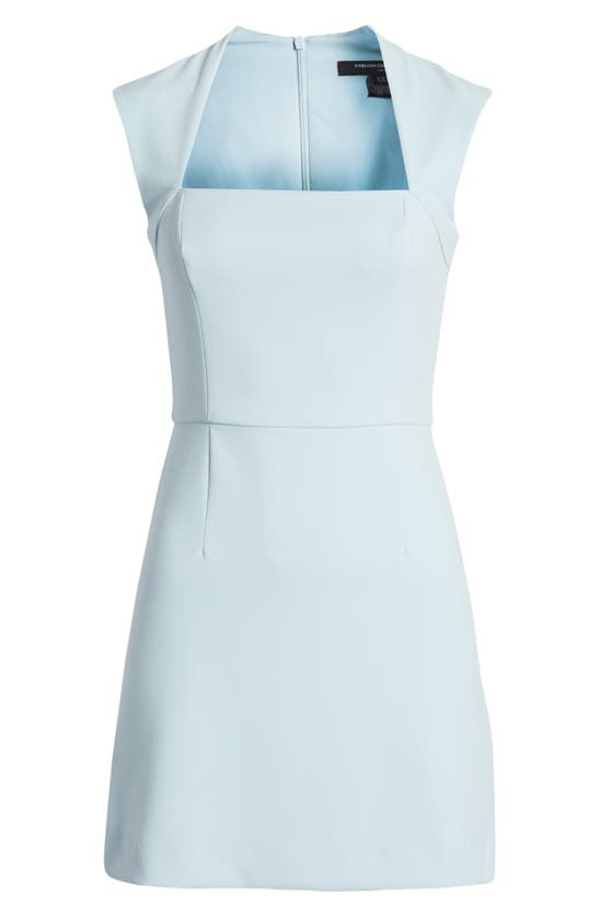 Shop French Connection Ruth Whisper A-line Dress In Light Dream Blue