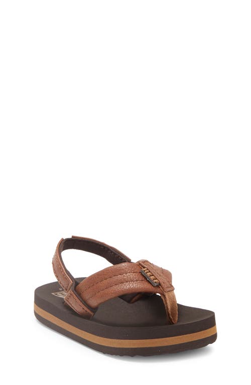 Reef Kids' Little Ahi Flip Flop Brown at Nordstrom, M