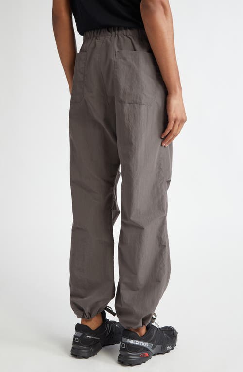 Shop John Elliott Himalayan Parachute Pants In Charcoal