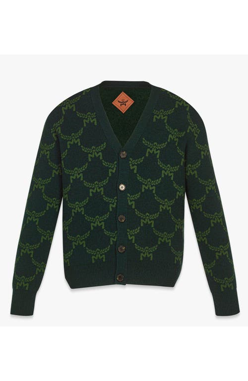 Mcm Lauretos Cardigan In Forest Green