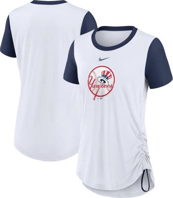 New York Yankees Fashion Colour Logo T-Shirt - Womens