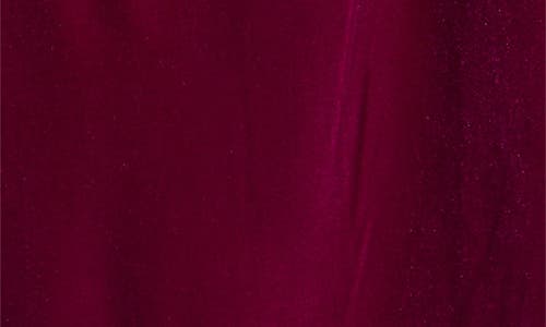 Shop Eliza J Side Gather Long Sleeve Velvet Dress In Fuchsia