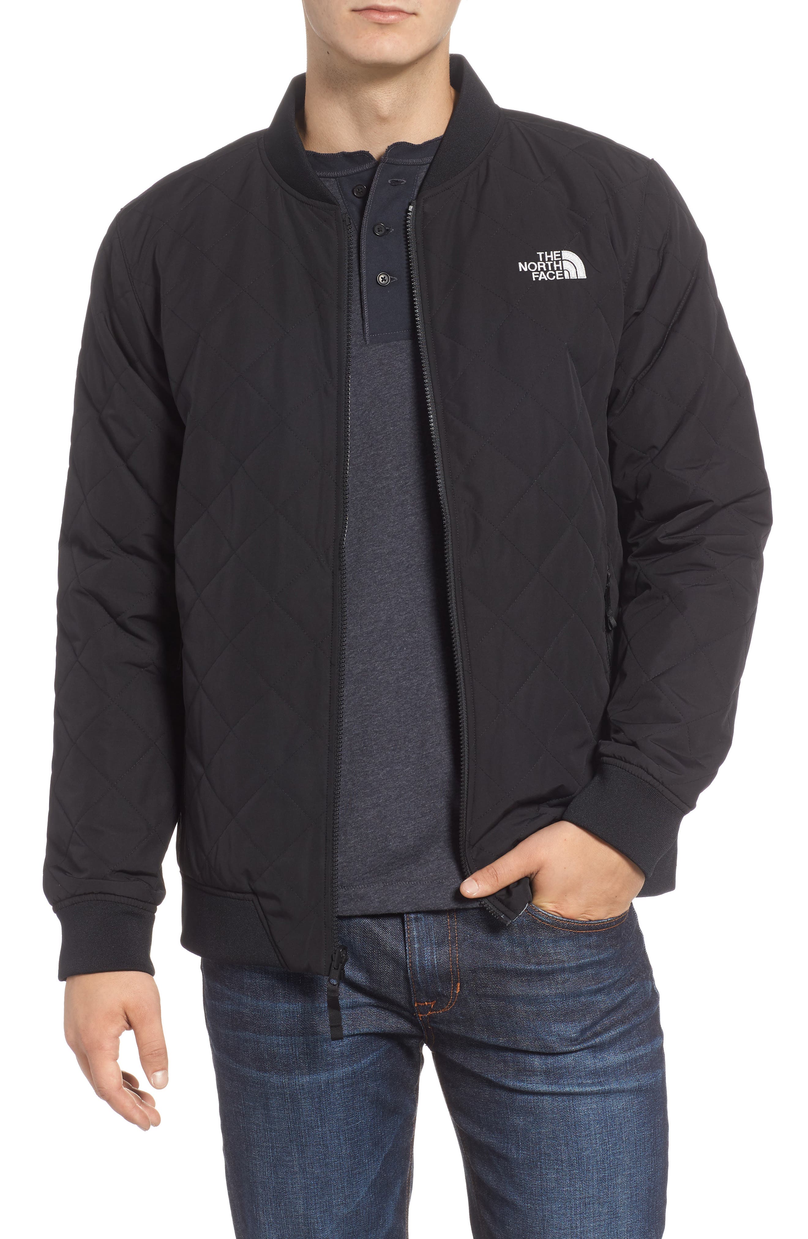 north face reversible bomber jacket