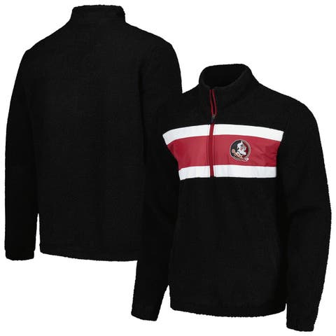 G-III Sports by Carl Banks Chicago Cubs Royal/Red Fair Catch Half-Zip Hoodie