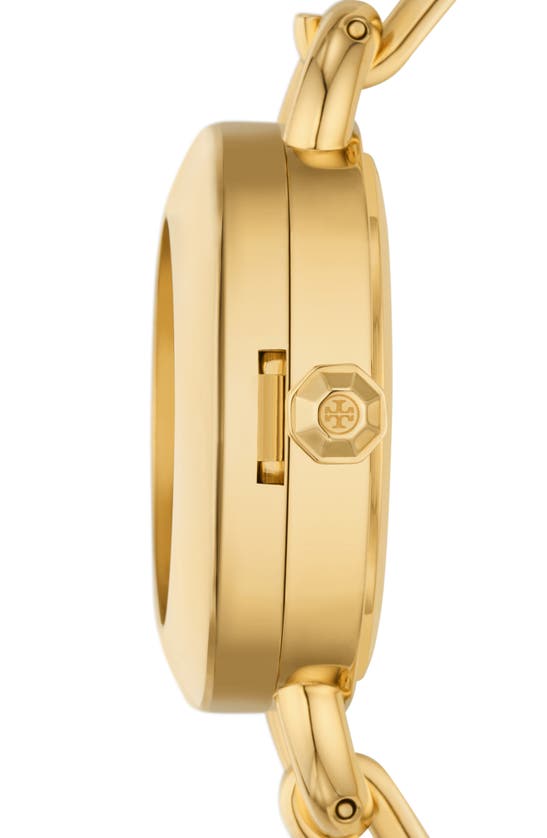 Shop Tory Burch The Mille Bangle Watch Set, 27mm In Gold