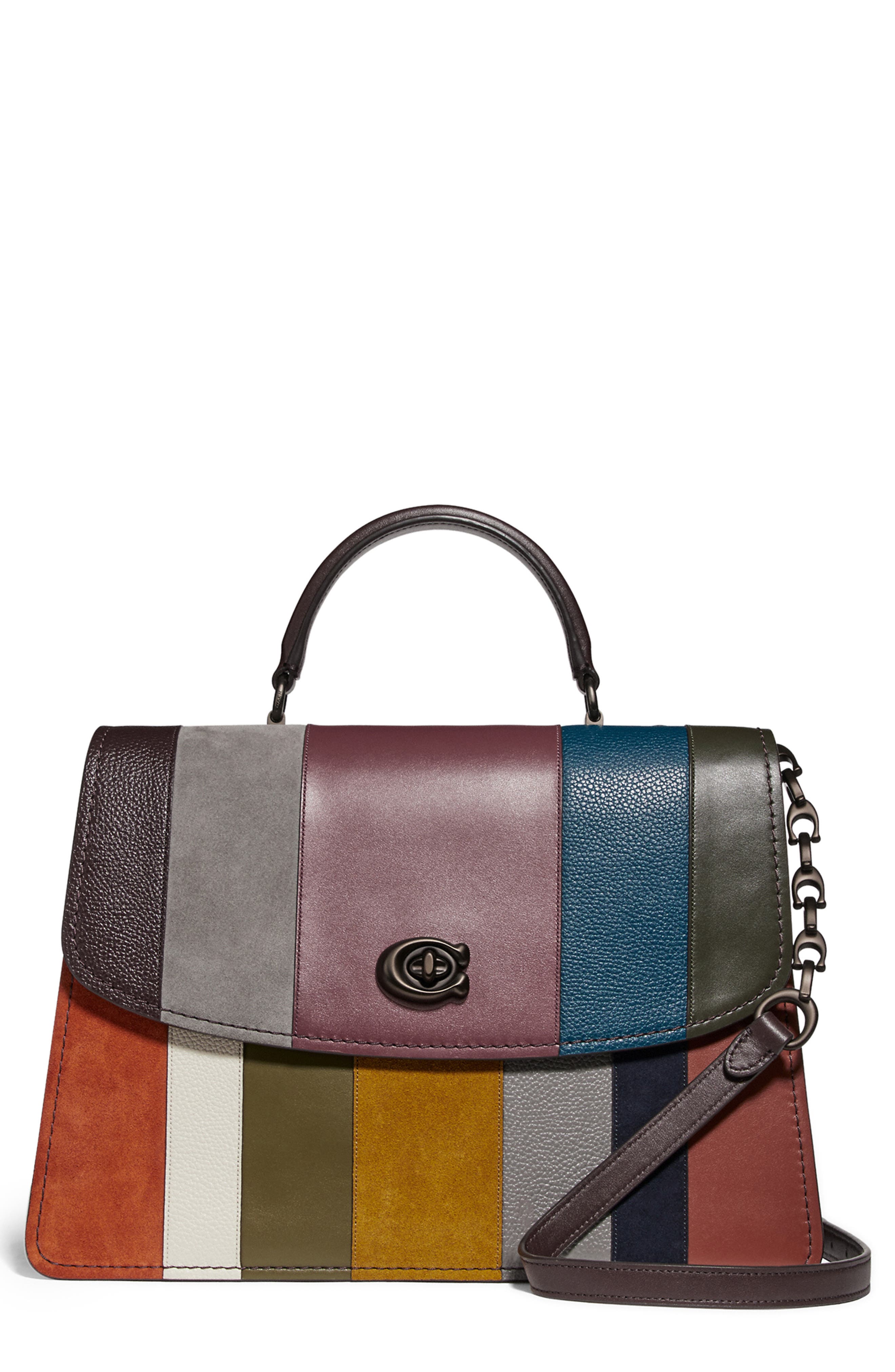 coach stripe bag