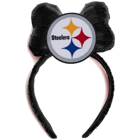 Girls Pittsburgh Steelers Headband, Girls Steelers Shabby Chic