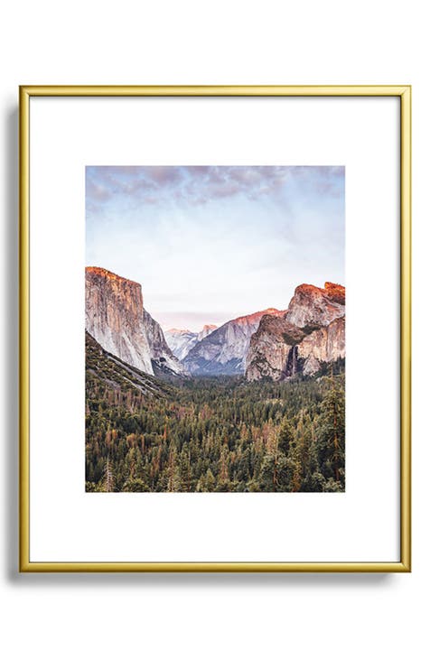 Yosemite Tunnel Framed Art Print