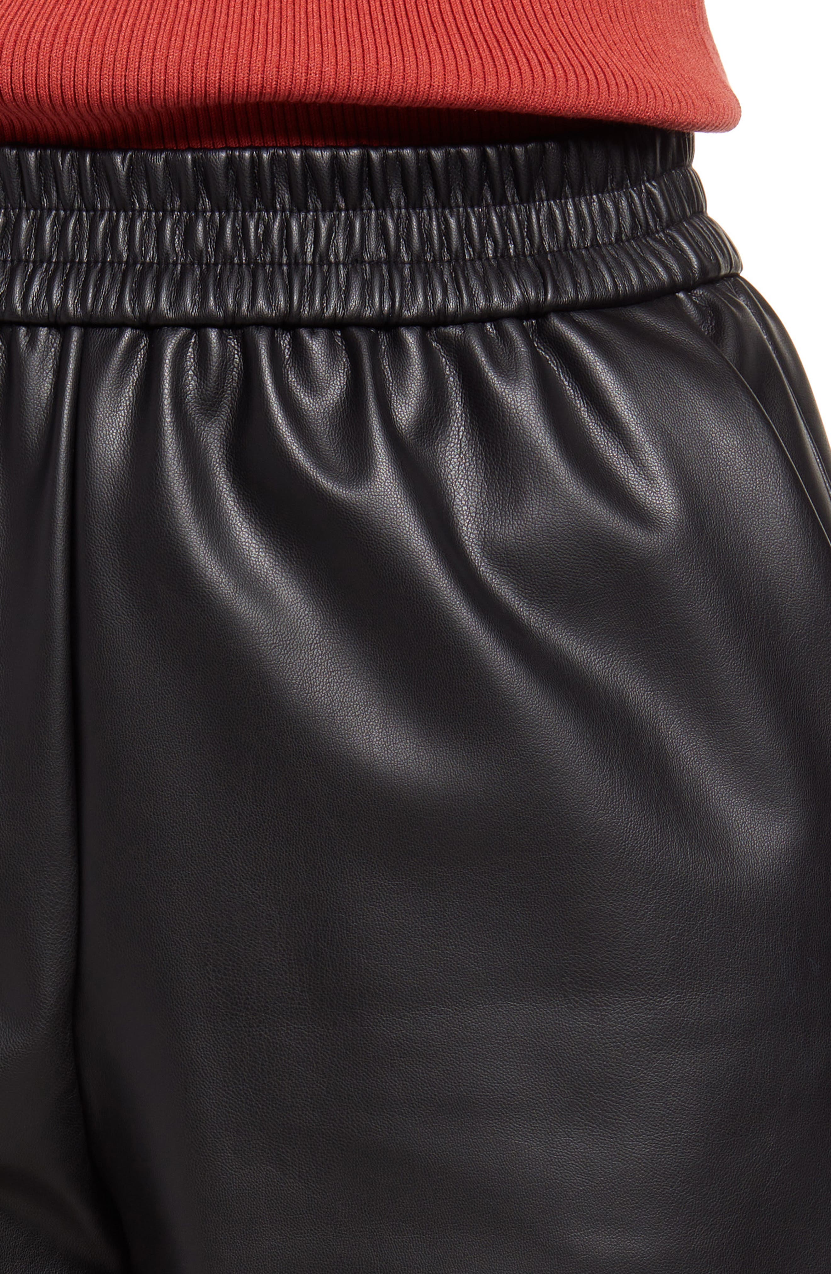 Halogen® Faux Leather Shorts | Nordstrom