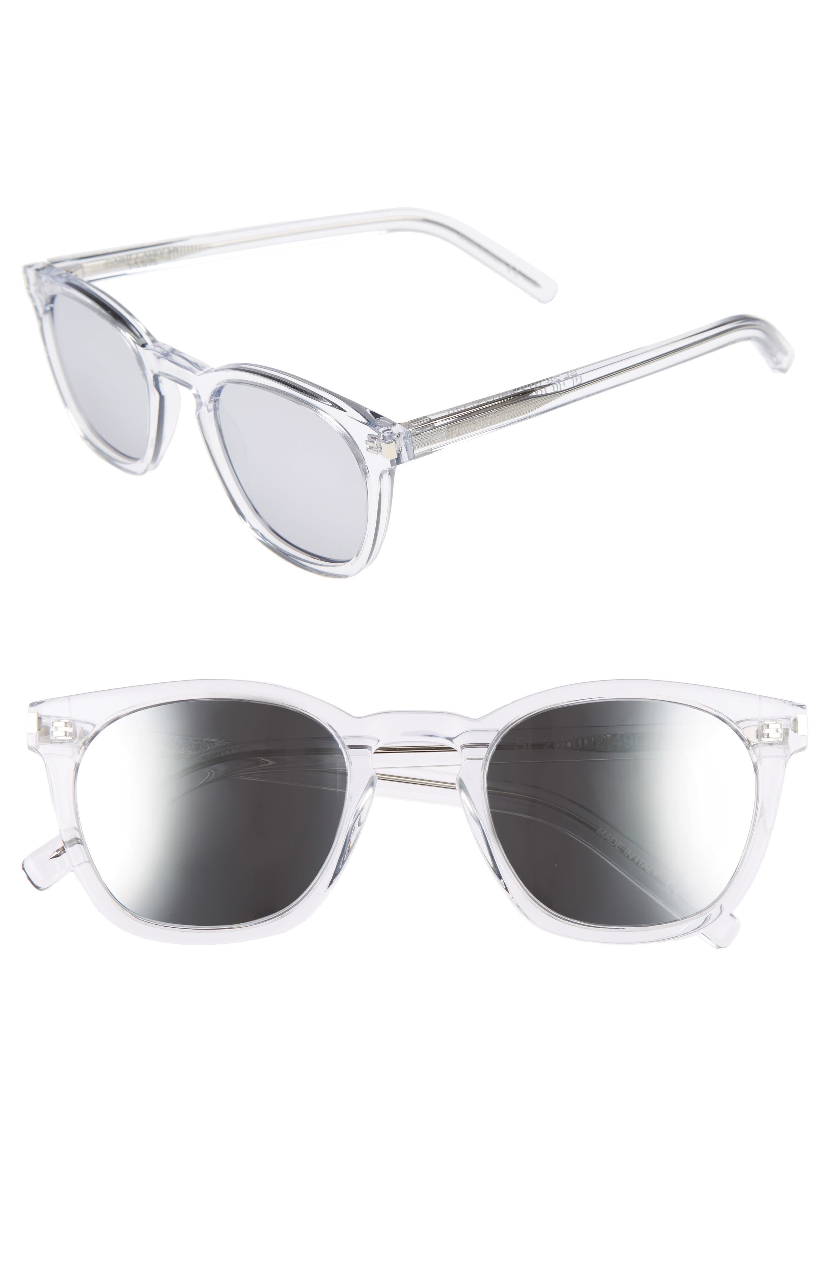 Saint Laurent 49mm Retro Sunglasses Nordstrom