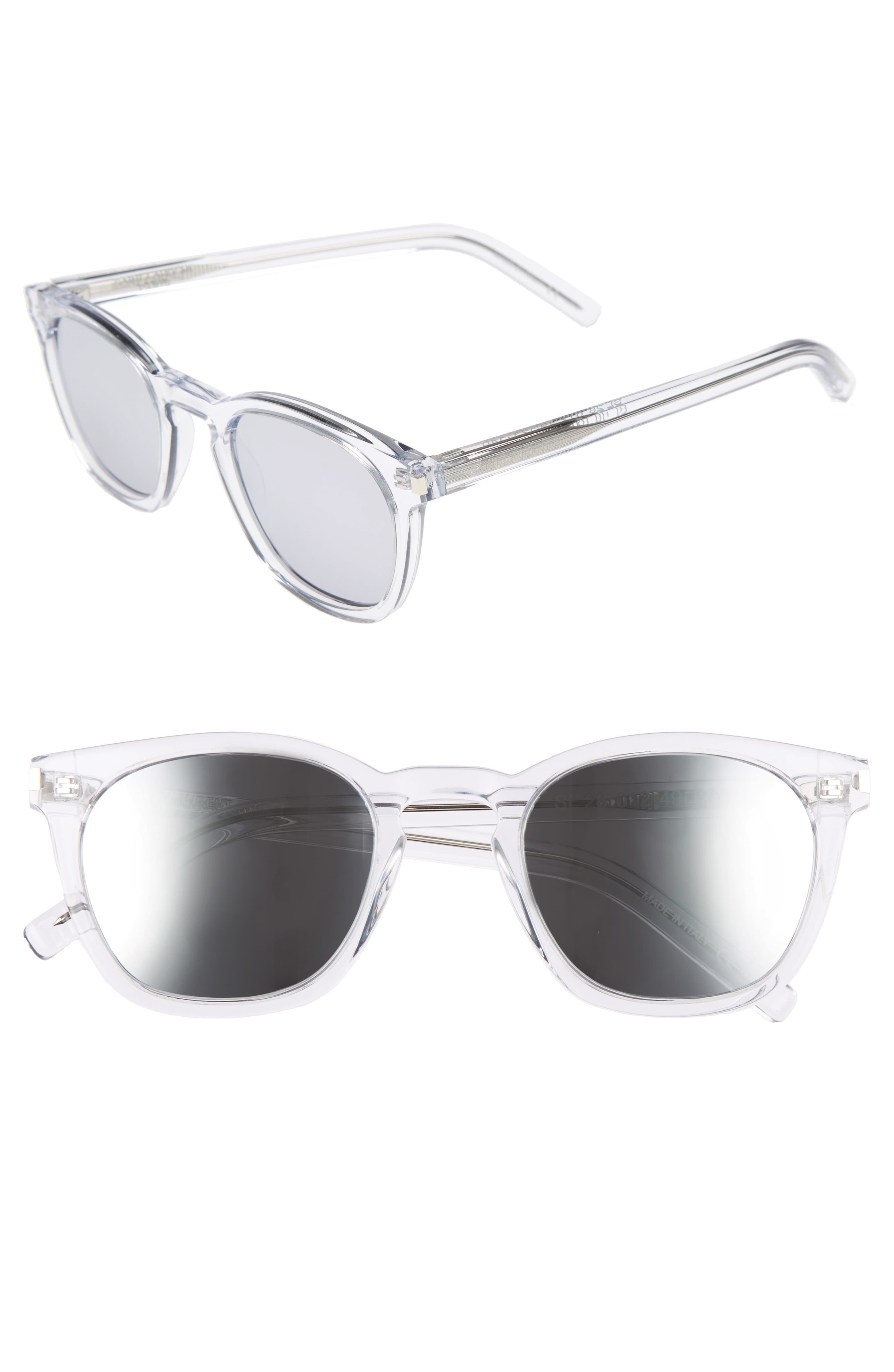 Saint Laurent 49mm Retro Sunglasses | Nordstrom