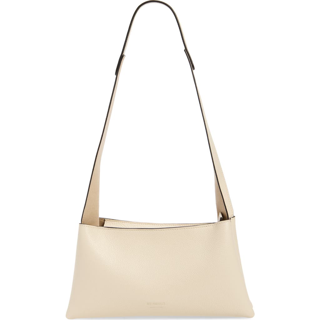 Ree Projects Small Nessa Leather Shoulder Bag In Beige