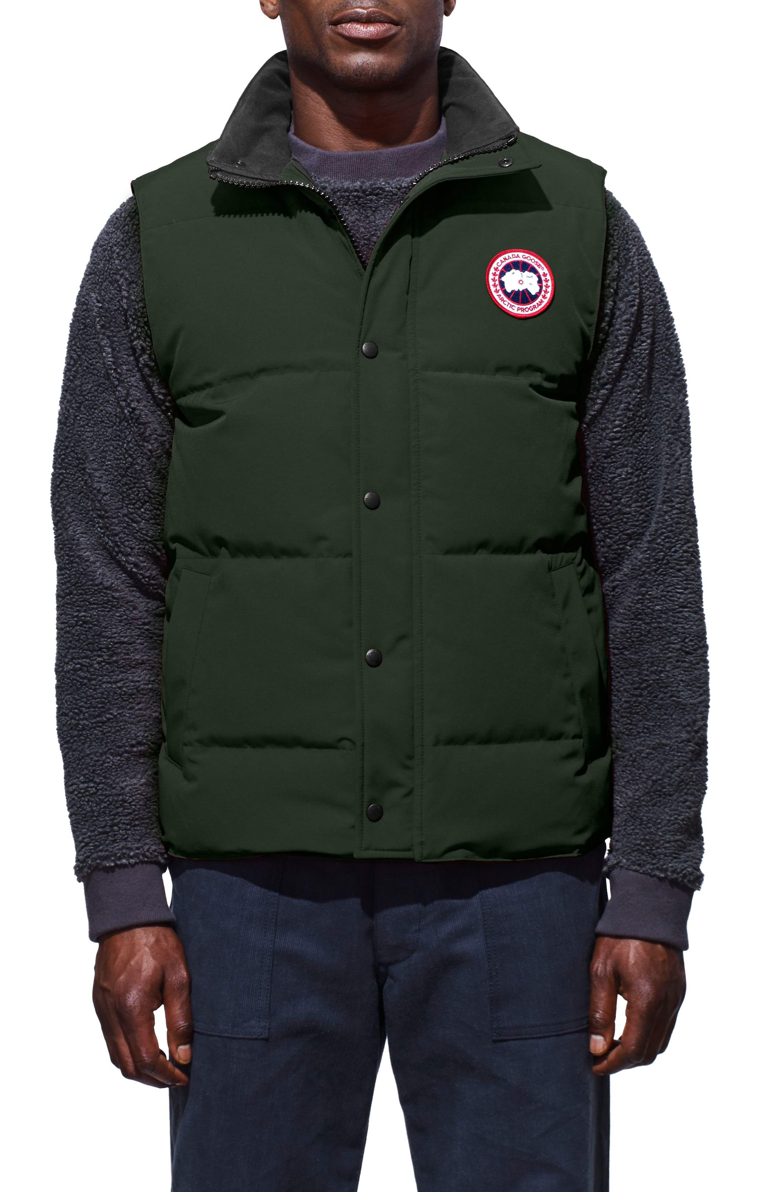 Canada Goose Garson Regular Fit Quilted Down Vest, Grey