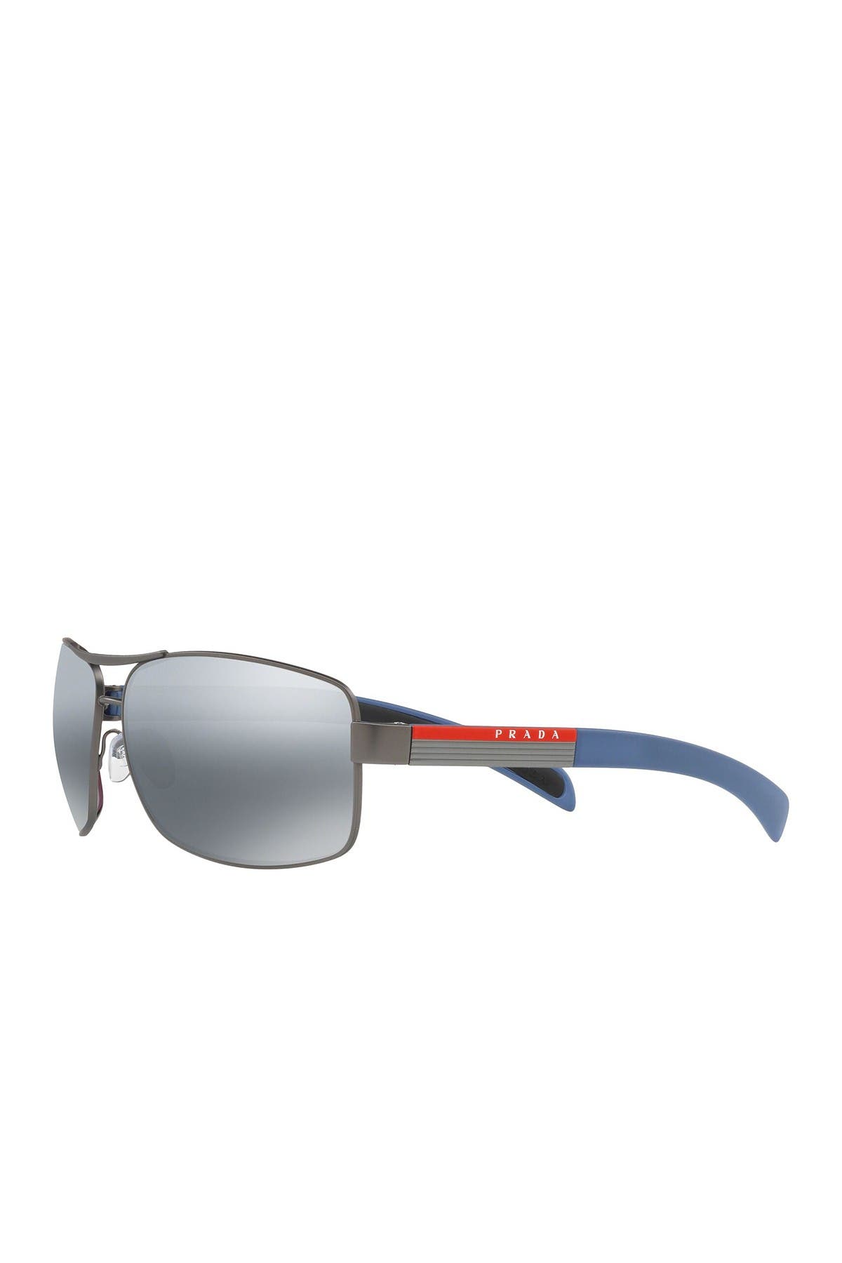 blue silver sunglasses