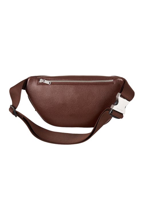 Shop Sandro Belt Bag In Black Brown