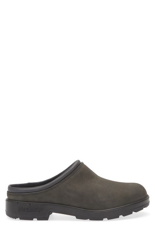 Blundstone Footwear Water Resistant Clog In Rustic Black
