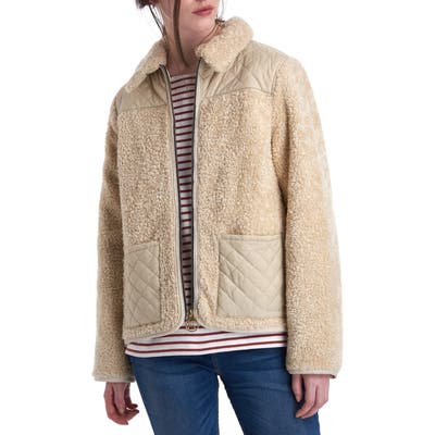 Barbour X Alexachung Hazel Casual Jacket, US / 14 UK - Beige