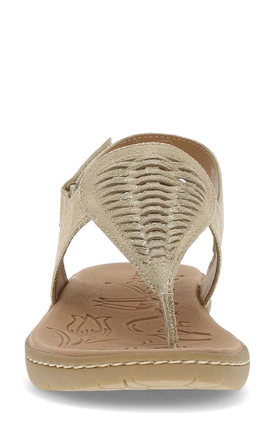 Baretraps Quincy T-strap Sandal In Old Gold