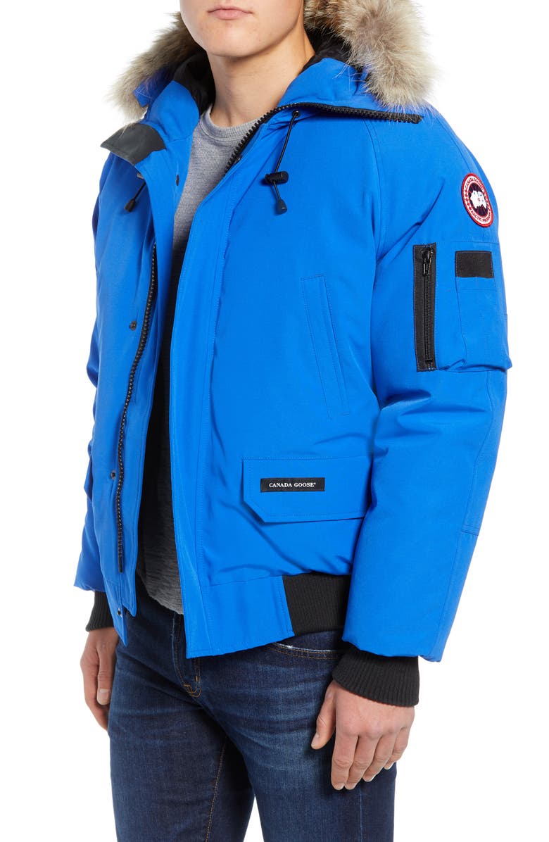 Canada Goose PBI Chilliwack Down Bomber Jacket with Genuine Coyote Trim ...