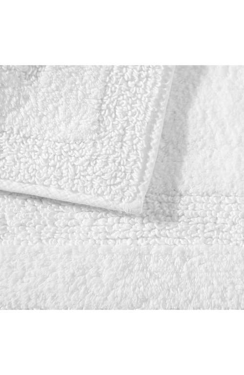 Nautica Micellar Solid Reversible Bath Mat Set In White