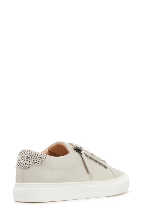 Shop Frankie4 Billie Zip Sneaker In Bone/leopard Spot Print