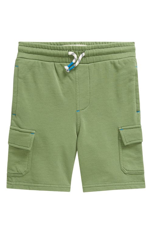 Mini Boden Kids' Relaxed Jersey Cargo Shorts Safari Green at Nordstrom,