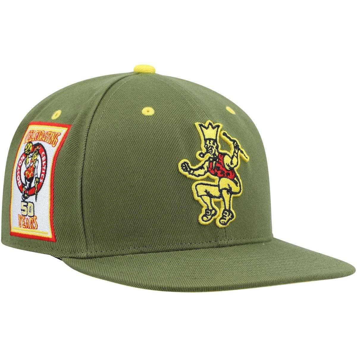 Men's Mitchell & Ness Green Boston Celtics 50th Anniversary Like Mike  Snapback Hat