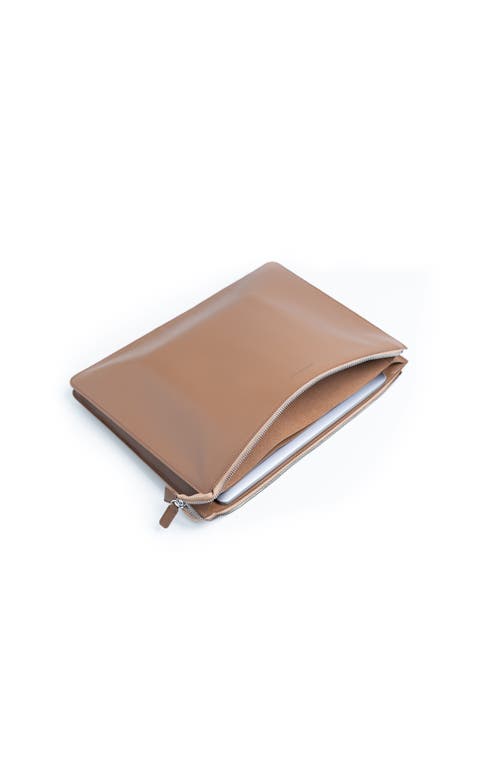 Shop Anthony Veer Kay Laptop Folio 13" In Brown