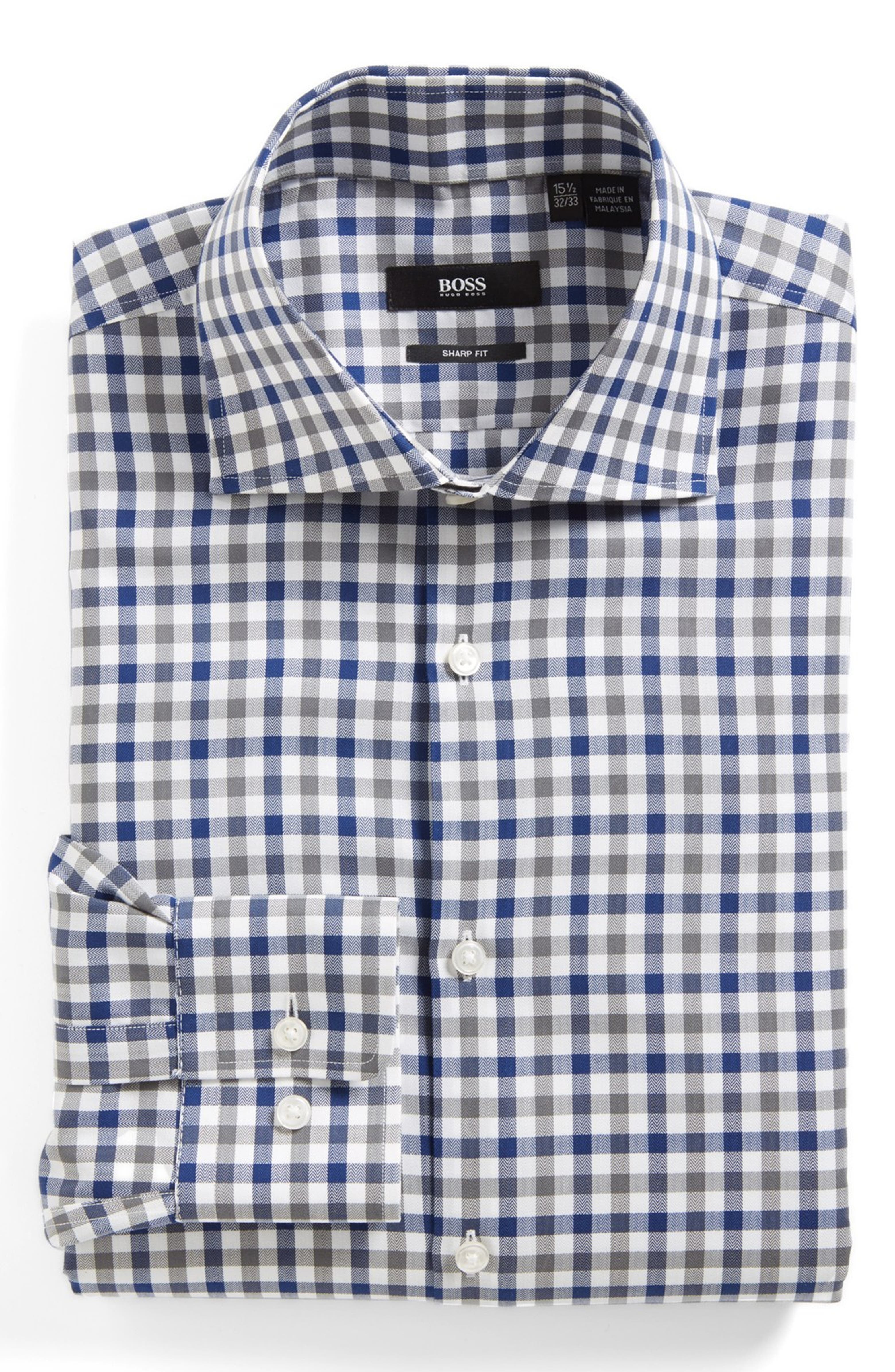 BOSS HUGO BOSS 'Miles' Sharp Fit Dress Shirt | Nordstrom