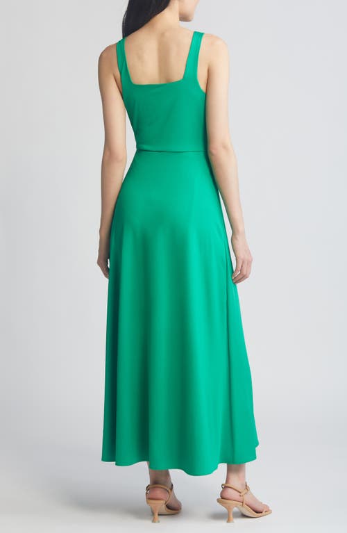 Shop Du Paradis Bali Sleeveless Maxi Dress In Kelly Green