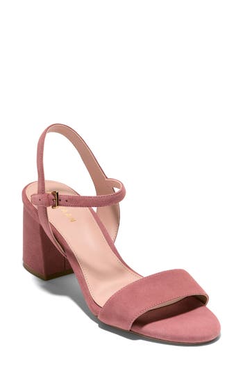 COLE HAAN COLE HAAN JOSIE SCALLOPED BLOCK HEEL SANDAL